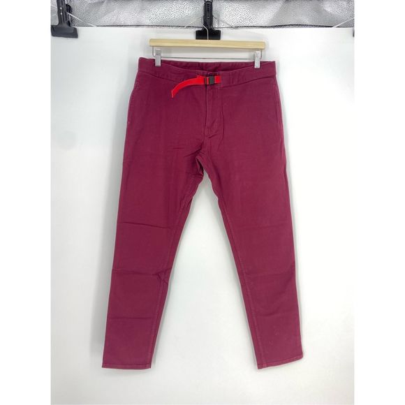 Topo Designs Pants - Topo Designs Womens Climb Pants Size L Organic Cotton Outdoor Hiking NWT Burgund